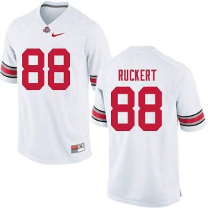 Men's Ohio State Buckeyes #88 Jeremy Ruckert White Nike NCAA College Football Jersey Wholesale ULG8244XI